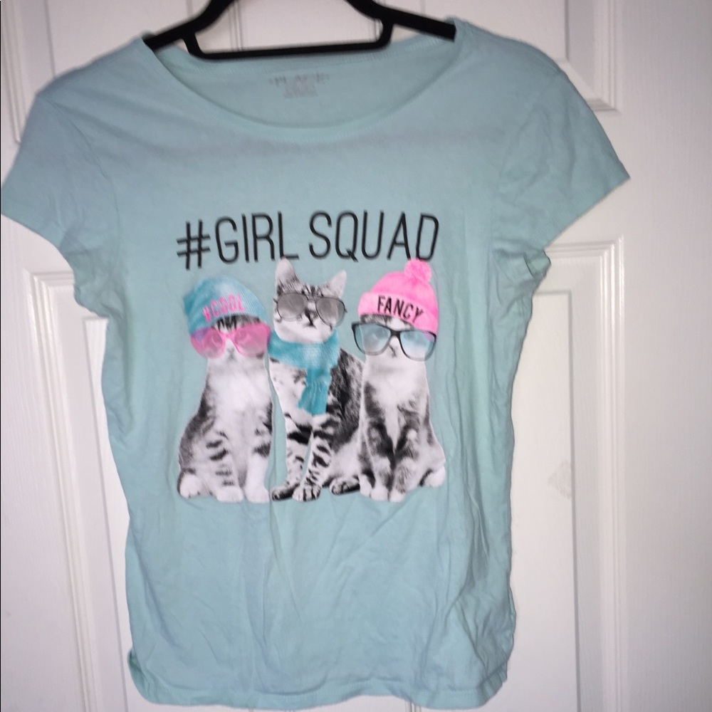 👑🦋a girls cat tee